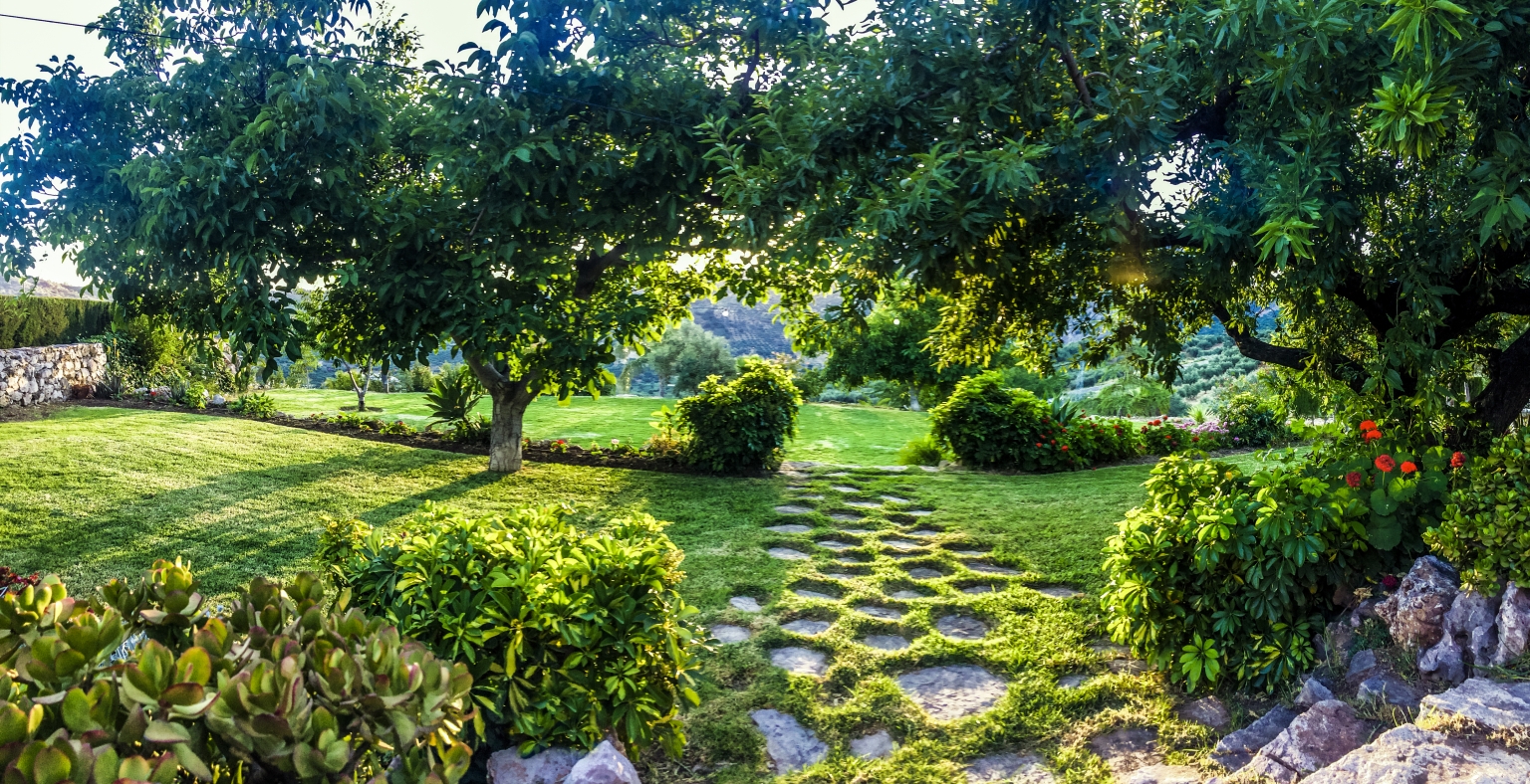 Jardines para eventos en Cortijo Las Monjas. Tus celebraciones en un sitio de montaña diferente con mucha energía